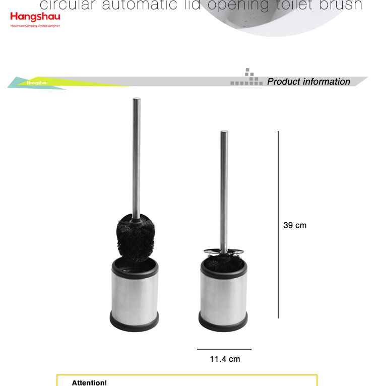Metal Toilet Brush with Holder