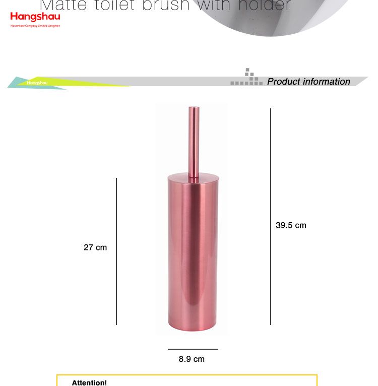 stainless steel toilet brush