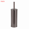 Metal Standing Toilet Brush with Holder Plastic Brush Cleaning Set Stainless Steel Matte Bathroom Toilet 