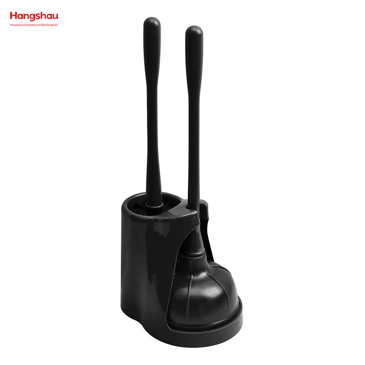 Toilet Plunger And Brush Economical Toilet Brush And Plunger Set Combo With 2 In 1 Toilet Bowl Brush Plunger Set With Holder 