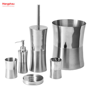 Luxury Family Soap Dispenser Toothbrush Holder Tumbler Soap Dish Toiletbrush Holder Ceramic Mirror Polishing Bathroom Accessories Luxury Set 