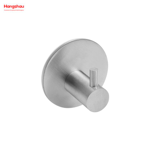 Circular Towel Hooks Bathroom Metal Hooks for Wall Stainless Steel Sticky Hook Adhesive Wall Hanging Hook with Dual Adhesive Tape
