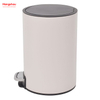 Bathroom Trash Can Metal Morden Style Dustbin Household Dust Bins For Indoor Trash Can Powder Coating Pedal Waste Bin Kitchen Garbage Can 
