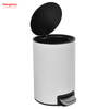 Indoor Trash Can Powder Coating Pedal Waste Bin Kitchen Garbage Can Bathroom Trash Can Metal Morden Style Dustbin Household Dust Bins
