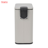 Office Trash Can Iron Rectangular Pedal Bin Kitchen Bathroom Foot Pedal Dustbin With Rubbish Bin Garbage Hotel Dust Bin