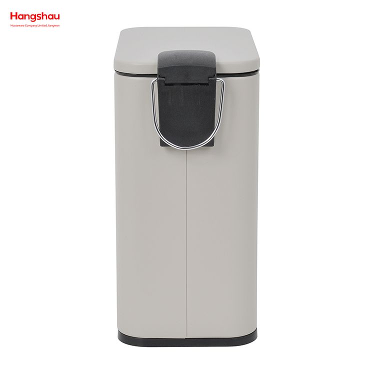 Office Trash Can Iron Rectangular Pedal Bin Kitchen Bathroom Foot Pedal Dustbin With Rubbish Bin Garbage Hotel Dust Bin