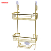 Bathroom Accessories Shower Caddy In Aluminum Anti-rust Durable with 3 Layer Wall Mounted Hanging Basket Bathroom Aluminum Hanger Wall Mounted Bathroom Shelf
