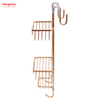 athroom Aluminum Hanger Bathroom Accessories Shower Caddy In Aluminum Bathroom Shelf Anti-rust Durable B3 Layer Wall Mounted Hanging Basket Wall Mounted 