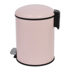 5L Galvanized Steel Round Garbage Trash Bin For Kitchen Waste Office Trash Can Colorful Silent Closing Foot Pedal Dustbin