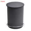 3L Plastic Simple Foot Pedal Household Pedal Waste Bin For Indoor Trash Can Bathroom Metal Trash Can Powder Coating Morden Style Dustbin Garbage Can Dust Bins Patent Design 