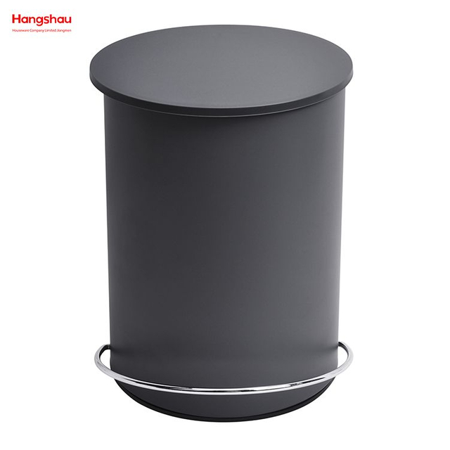 3L Plastic Simple Foot Pedal Household Pedal Waste Bin For Indoor Trash Can Bathroom Metal Trash Can Powder Coating Morden Style Dustbin Garbage Can Dust Bins Patent Design 