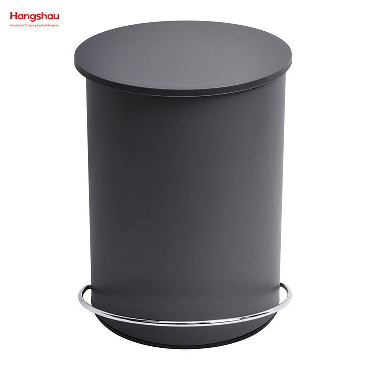 3L Plastic Simple Foot Pedal Household Pedal Waste Bin For Indoor Trash Can Bathroom Metal Trash Can Powder Coating Morden Style Dustbin Garbage Can Dust Bins Patent Design 