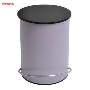 3L Simple Dustbin Garbage Can Bathroom Trash Can Household Plastic Foot Pedal Dust Bins Patent Design Pedal Waste Bin For Indoor Trash Can 