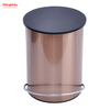 3L Patent Design Pedal Waste Bin For Indoor Trash Can Simple Dustbin Garbage Can Bathroom Trash Can Household Plastic Foot Pedal Dust Bins 
