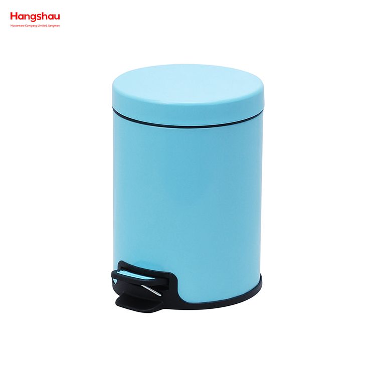 3L Household Pedal Waste Bin Foot Pedal Dust Bins For Indoor Trash Can Pedal Dustbin Garbage Can Bathroom Trash Can 