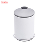 3L Office Pedal Waste Bin For Indoor Trash Can Small Bathroom Simple Dustbin Garbage Can Trash Can Bedroom Household Plastic Foot Pedal Dust Bins