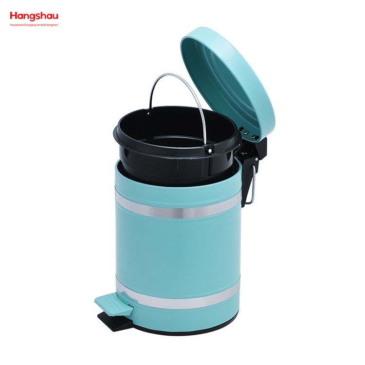 3L Bathroom Trash Can Pedal Dustbin Garbage Can Household Bedroom Pedal Waste Bin Foot Pedal Dust Bins For Indoor Trash Can