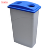 90L Double Hole Bin Park Garbage Bin Large Plastic Garbage Bin Outdoor Garbage Bin Community Garbage Trash Bin Park Garbage Bin Kitchen Waste Bin