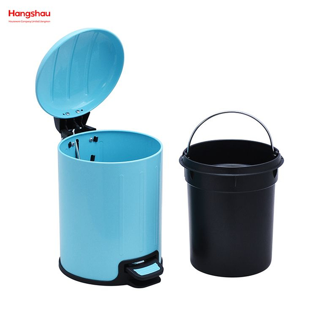 3L Bathroom Trash Can Household Pedal Waste Bin Foot Pedal Dust Bins For Indoor Trash Can Pedal Dustbin Garbage Can 
