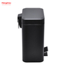 5L Square Bathroom Trash Can Waste Bin Dust Bins For Indoor Trash Can Metal Powder Coating Household Pedal Morden Style Dustbin Garbage Can
