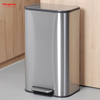 High Quality Household Kitchen Trash Bin with A Large Capacity of 30 Liters Hotel Foot Operated Trash Bin
