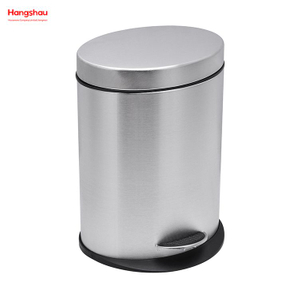 3L Indoor Step Decorative Pedal Trash Can Household Pedal Waste Bin For Indoor Trash Can Foot Pedal Bathroom Metal Trash Can Powder Coating Morden Style Dustbin Garbage Can Dust Bins 