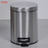 5L Morden Style Stainless Steel Pedal Bin Waste Bin Trash Bin Dustbin With Black Inner Bucket Trash Can