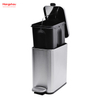 5L Hotel Dust Bin Stainless Steel Foot Pedal Dustbin With Rubbish Bin Garbage For Kitchen Hotel Office Trash Can