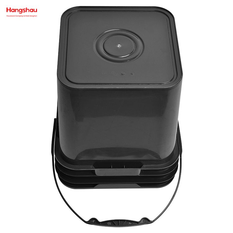 Outdoor Camping Barbecue Water Bucket Grid Portable Bucket Iron Square Storage Bucket Beach Play Plastic Square Storage Bucket Sets of 3 Pieces Barbecue charcoal bucket