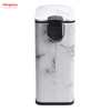10L Household Stripe Printing Pedal Waste Bin DustBin Bathroom Trash Can Metal Morden Style Dustbin Garbage Can Lid Powder Coating For Indoor Trash Can
