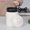 Stainless Steel Kitchen Compost Bin Countertop Table Garbage Container Odor-free Compost Bin