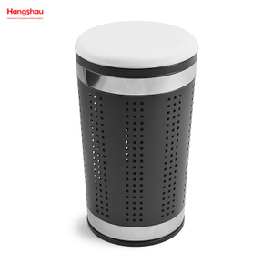 Metal Laundry Basket with Lid Home Storage Basket Laundry Hamper Washing Storage Dirty Clothes Laundry Basket Large 