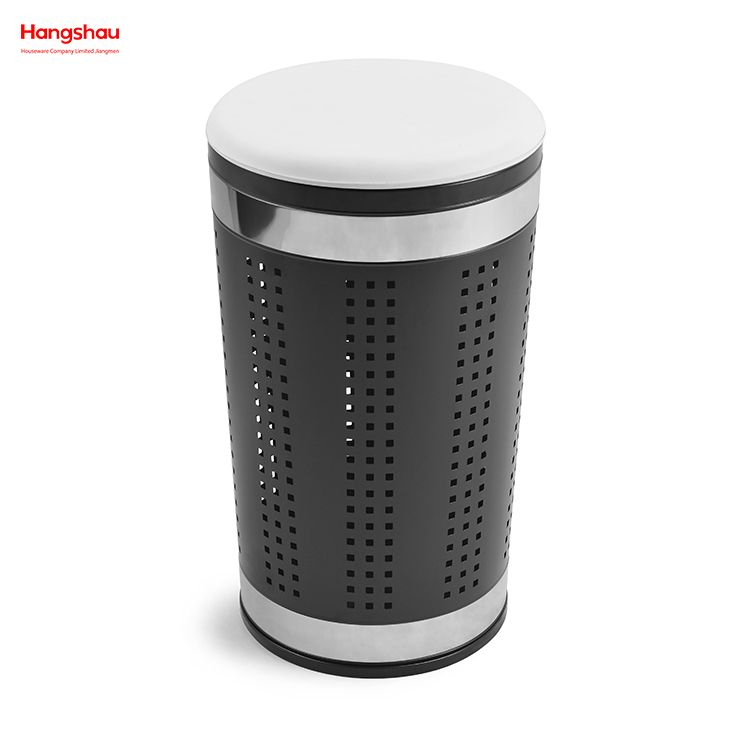 Metal Laundry Basket with Lid Home Storage Basket Laundry Hamper Washing Storage Dirty Clothes Laundry Basket Large 