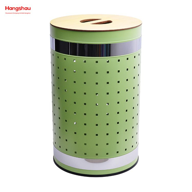 Laundry Basket with Lid Washing Storage Dirty Clothes Laundry Basket Metal Large Home Storage Basket Laundry Hamper 