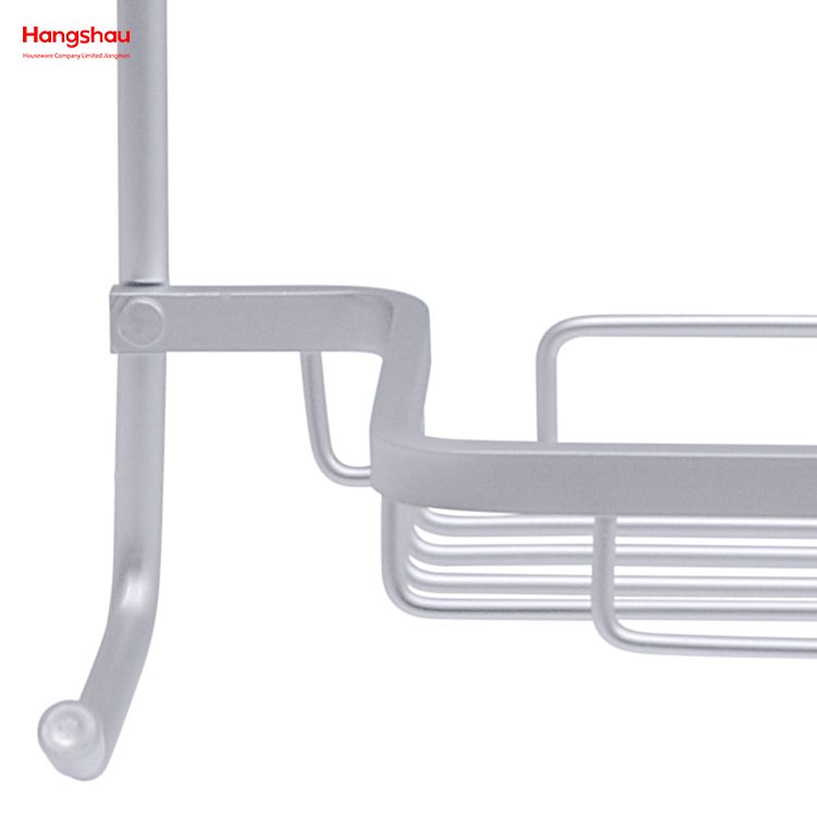 Bathroom Aluminum Hanger Bathroom Accessories Shower Caddy In Aluminum Bathroom Shelf Anti-rust Durable 3 Layer Wall Mounted Hanging Basket Wall Mounted 