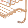 athroom Aluminum Hanger Bathroom Accessories Shower Caddy In Aluminum Bathroom Shelf Anti-rust Durable B3 Layer Wall Mounted Hanging Basket Wall Mounted 