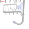 Bathroom Accessories Shower Caddy In Aluminum Bathroom Shelf Anti-rust Durable Bathroom Aluminum Hanger 3 Layer Wall Mounted Hanging Basket Wall Mounted 