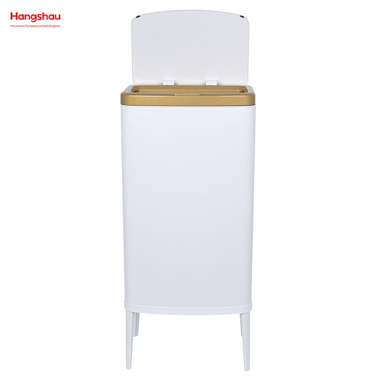 55L Smart Kitchen Rubbish Dust Trash Can Induction Waste Bins Sensor Automatic Dustbin Plastic Garbage Bin 