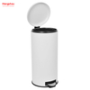 30L Lobby Stainless Steel Garbage Trash Bin For Kitchen waste Office Trash Can Cafeteria Custom Colorful Silent Closing Foot Pedal Dustbin