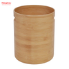 Bamboo Open-Top Round Trash Can Outdoor, Home, Office, Bathroom, Kitchen Waste Bin