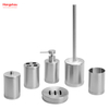 Stainless Steel Complete Bathroom Set Bathroom Accessories Luxury Bathroom Lotion Bottle Dispenser Foam Pump Soap Bottle Bathroom Accessories Set