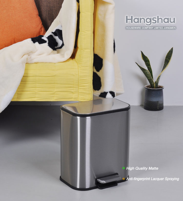 Stainless Steel Pedal Trash Can