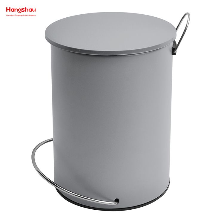 3L Household Pedal Waste Bin For Indoor Trash Can Bathroom Trash Can Morden Style Dustbin Garbage Can Plastic Simple Foot Pedal Dust Bins Patent Design 