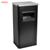 30L Smoking Area Trash Can Rectangle Wholesale Square Ashtray Dustbin With An Ashtray In The Hotel Lobby Stainless Steel Trash Can Ashtrays in Public Places Waste Bins 