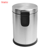 Household Bathroom Stainless Steel 3L Pedal Trash Bin With Cover Closing Slowly And Mutely Round Trash Bin Waste Bin Dustbin