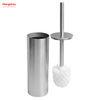 Household Bathroom Stainless Steel 304# Toilet Brush Holder Matte Toilet Cleaning Brush Holder Wc Clean Brush Holder