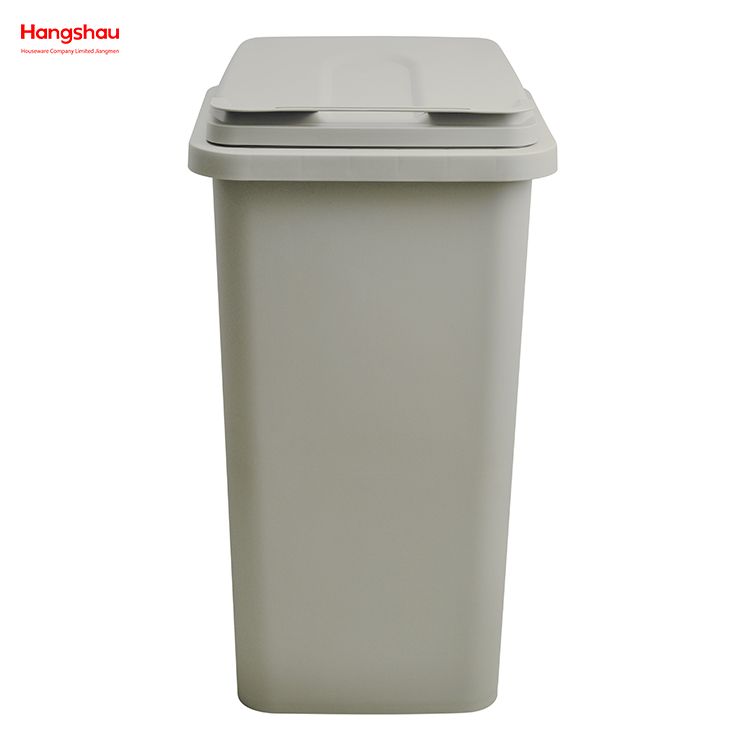 120L Residential Trash Cans Ecofriendly Trash Bins For Parks Big Trash Can With Square Waste Bin Square Dust Can Wheelie Bin