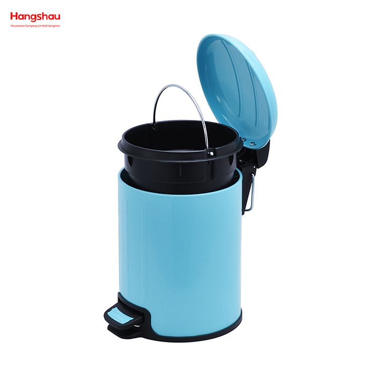 3L Bathroom Trash Can Household Pedal Waste Bin Foot Pedal Dust Bins For Indoor Trash Can Pedal Dustbin Garbage Can 