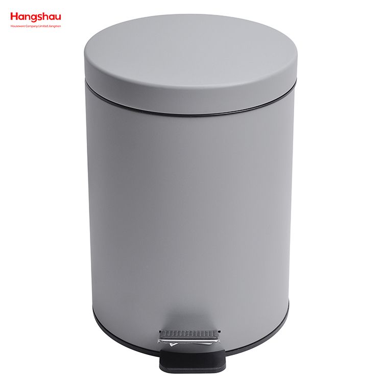 5L Household Pedal Waste Bin Dust Bins For Indoor Trash Can Bathroom Trash Can Morden Style Dustbin Garbage Can Metal Powder Coating