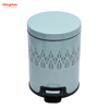 5L Powder Coating Household Pedal Waste Bin Dust Bins For Indoor Trash Can Bathroom Trash Can Metal Morden Style Dustbin Garbage Can 